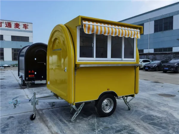 Lobster Tails Food Truck Mini Food Trailer Ice Cream Push Cart Mobile Concession Stand